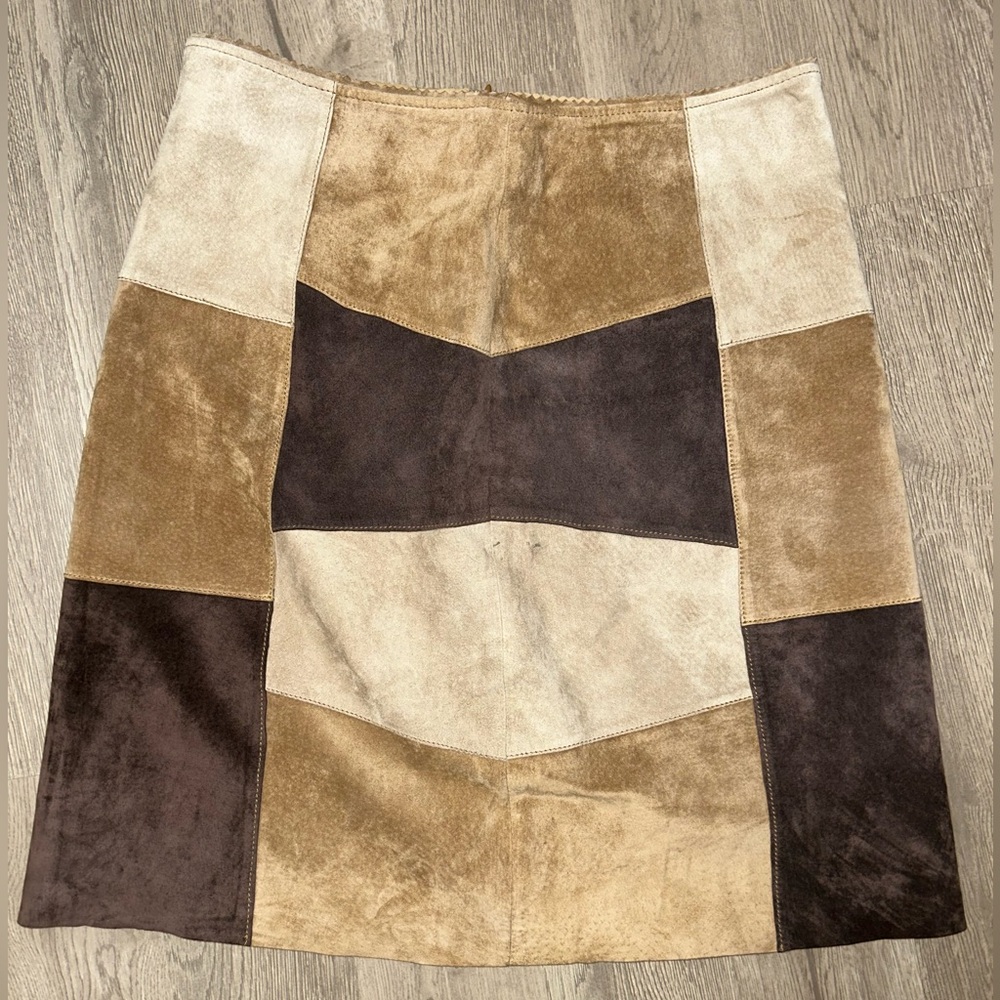 Vintage Suede Skirt